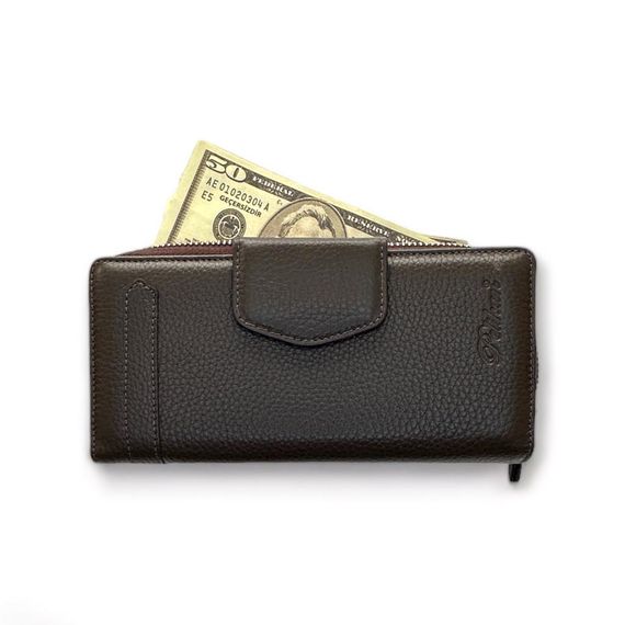 PEL-AT470 PELICAN LEATHER UNISEX WALLET (BROWN) - photo 4