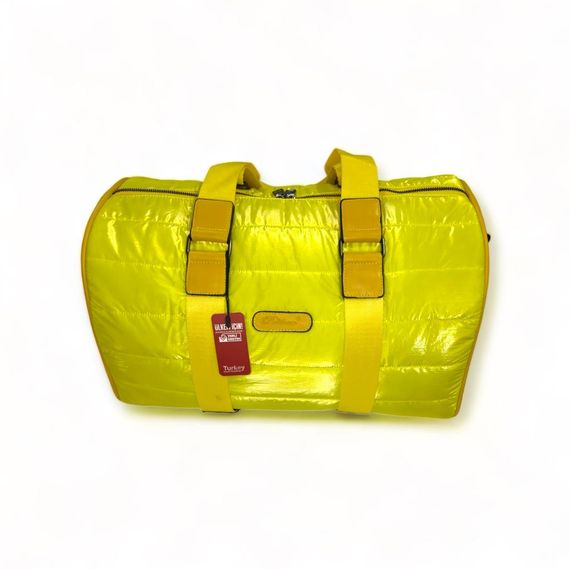 PEL-MS3502 PELICAN LEATHER PARACHUTE FABRIC HAND SUITCASE (YELLOW) - photo 2