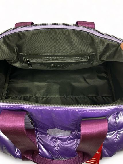 PEL-MS3502 PELICAN LEATHER PARACHUTE FABRIC HAND SUITCASE (PURPLE) - photo 5