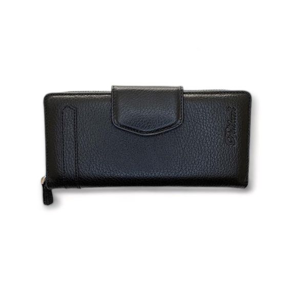 PEL-AT470 PELIKAN LEATHER UNISEX WALLET (BLACK) - photo 1