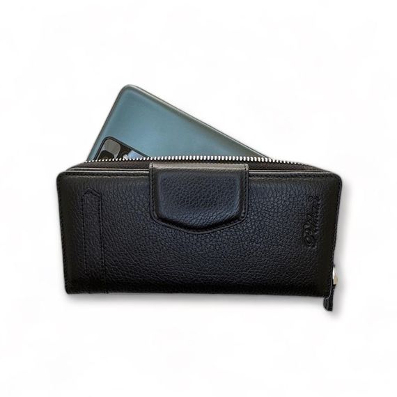 PEL-AT470 PELIKAN LEATHER UNISEX WALLET (BLACK) - photo 3