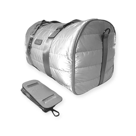 PEL-MS3502 PELICAN LEATHER PARACHUTE FABRIC HAND SUITCASE (WHITE) - photo 1