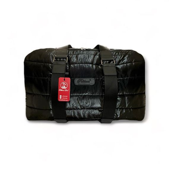 PEL-MS3502 PELICAN LEATHER PARACHUTE FABRIC HAND SUITCASE (BLACK) - photo 2