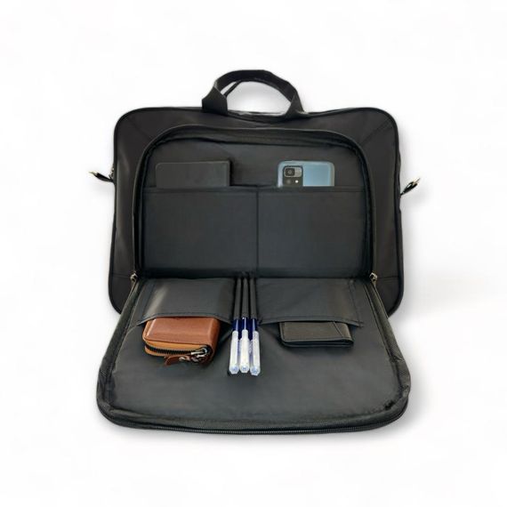 PEL-DNZ02 PELICAN LEATHER LAPTOP BAG (BLACK) - photo 4