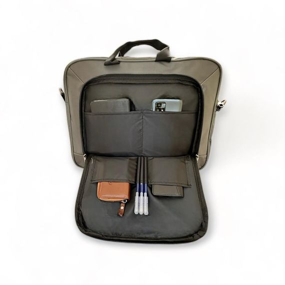 PEL-DNZ02 PELICAN LEATHER LAPTOP BAG (GREY) - photo 4