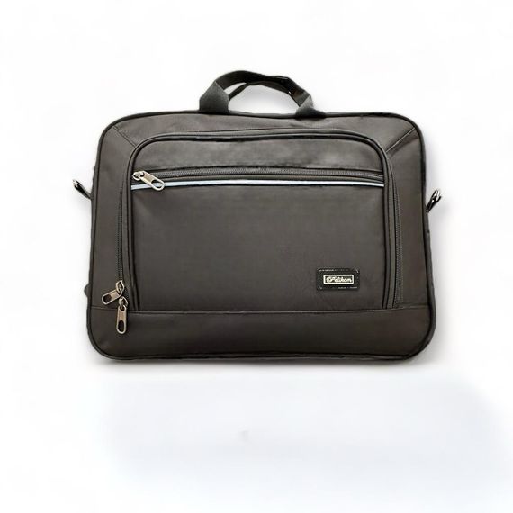 PEL-DNZ02 PELICAN LEATHER LAPTOP BAG (BLACK) - photo 1