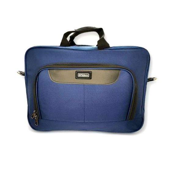 PEL-DNZ01 PELIKAN LEATHER LAPTOP BAG (BLUE)