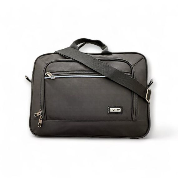 PEL-DNZ02 PELICAN LEATHER LAPTOP BAG (BLACK) - photo 2