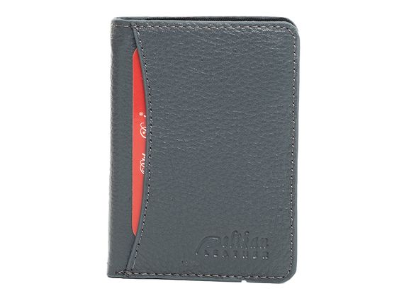 PEL-FL670 PELİKAN LEATHER MEN'S WALLET (GREY) - photo 2