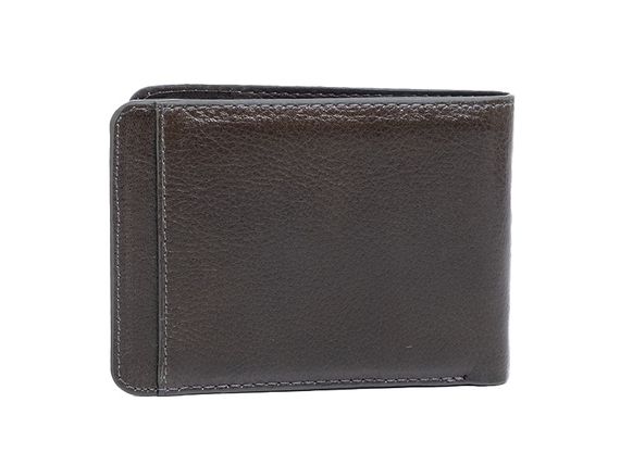 PEL-FL705 PELİKAN LEATHER MEN'S WALLET (GREY) - photo 2