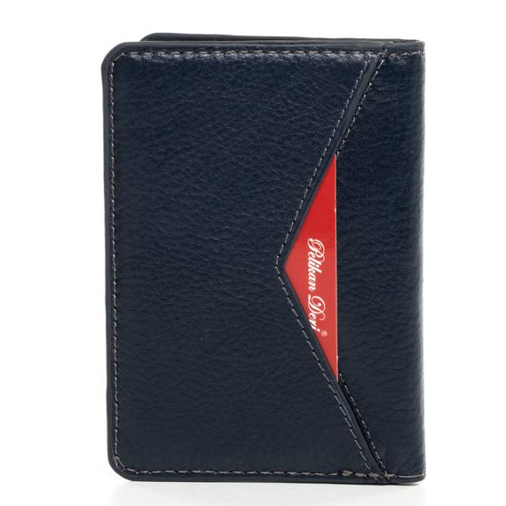 PEL-FL2401 PELİKAN LEATHER MEN'S WALLET (DARK BLUE) - photo 2