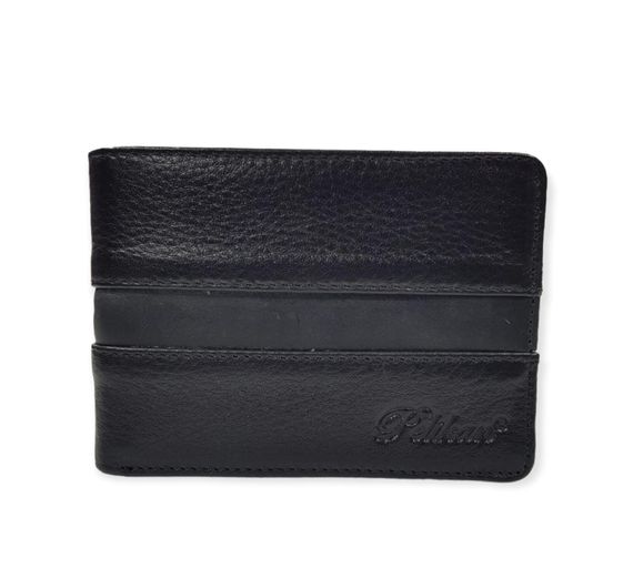 PEL-AT196 PELİKAN LEATHER MEN'S WALLET (BLACK) - photo 1