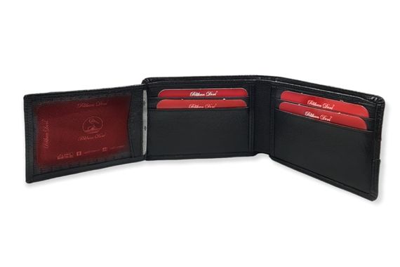 PEL-AT196 PELİKAN LEATHER MEN'S WALLET (BLACK) - photo 4