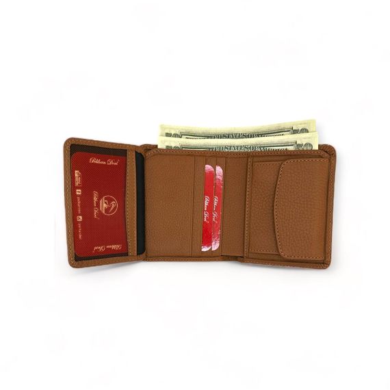 PEL-AT105 PELIKAN LEATHER MEN'S WALLET (TABA) - photo 4