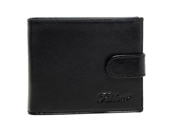 PEL-AT186P PELİKAN LEATHER MEN'S WALLET (BLACK) - photo 1