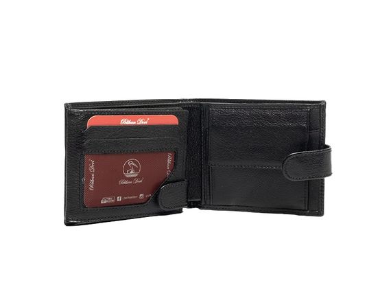 PEL-AT186P PELİKAN LEATHER MEN'S WALLET (BLACK) - photo 3