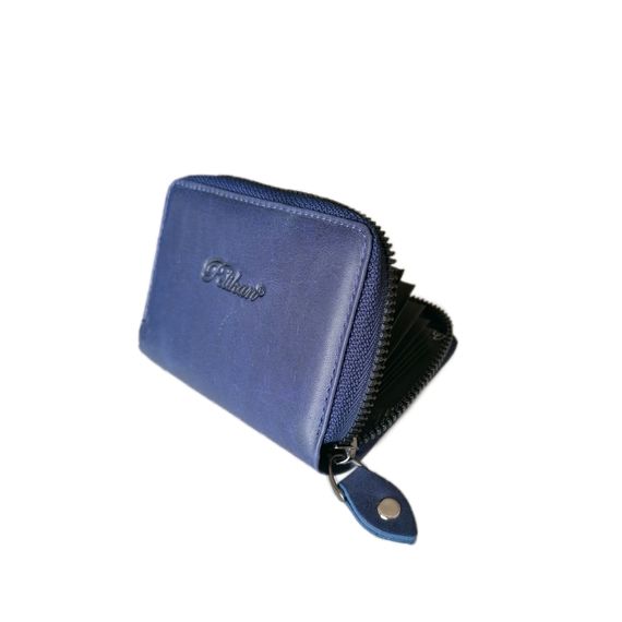 PEL-AT01G PELICAN LEATHER GRAY ACCORDION CARD HOLDER (DARK BLUE) - photo 4