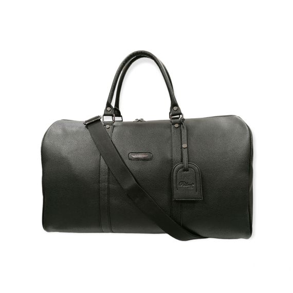 PELIKAN LEATHER TRAVEL HANDbag (BLACK COLOR) - photo 2