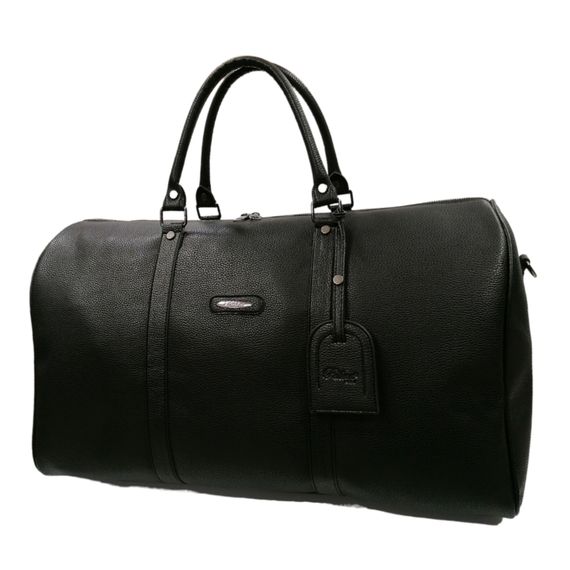 PELIKAN LEATHER TRAVEL HANDbag (BLACK COLOR) - photo 5