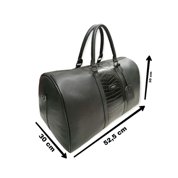 PELIKAN LEATHER TRAVEL HANDBAGS (BLACK) - photo 1