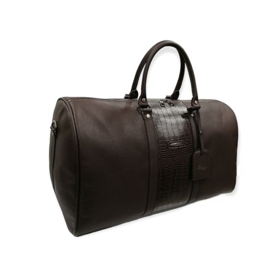 PELIKAN LEATHER TRAVEL HANDbag (BROWN) - photo 2