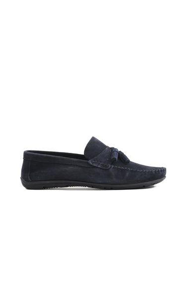 Мужские летние повседневные замшевые туфли Morven темно-синие - фото 1