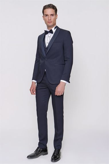  Morven Men's Navy Blue Santorini Ceromonia Suit - photo 1