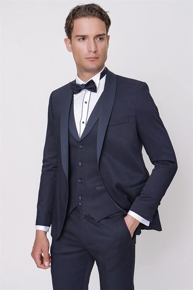  Morven Men's Navy Blue Santorini Ceromonia Suit - photo 5