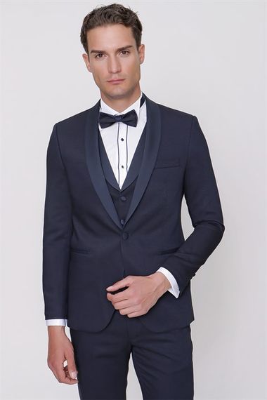  Morven Men's Navy Blue Santorini Ceromonia Suit - photo 4