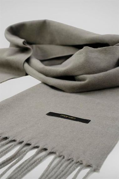 Morven Men's Gray Double-Sided Scarf - photo 3