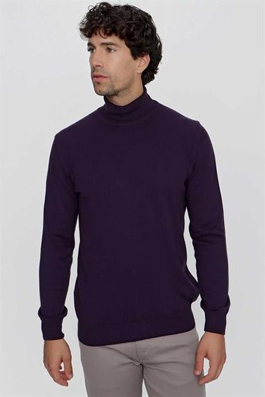 Basic Dynamic Fit Relaxed Cut Turtleneck Knitwear Sweater - photo 3