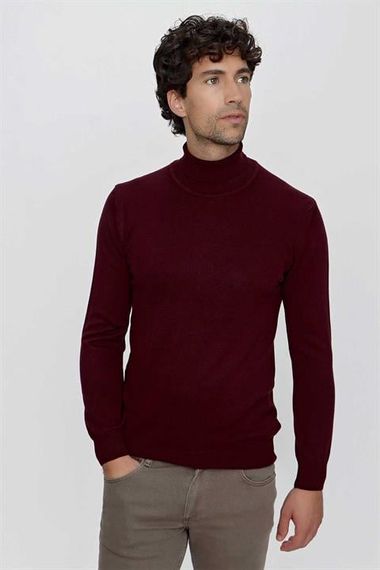 Basic Dynamic Fit Relaxed Cut Turtleneck Knitwear Sweater - photo 2