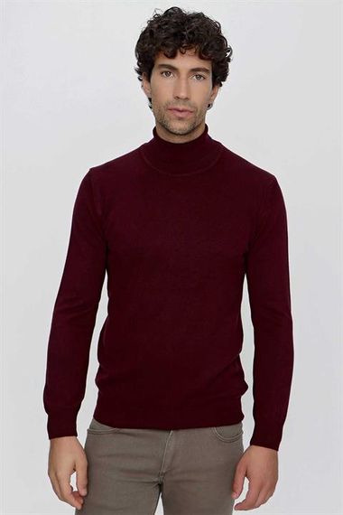 Basic Dynamic Fit Relaxed Cut Turtleneck Knitwear Sweater - photo 3