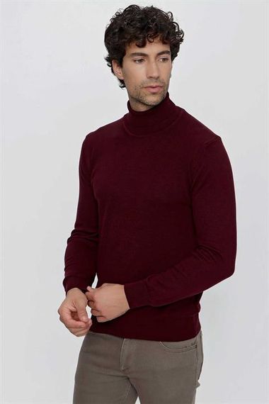 Basic Dynamic Fit Relaxed Cut Turtleneck Knitwear Sweater - photo 4