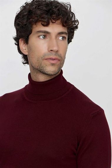 Basic Dynamic Fit Relaxed Cut Turtleneck Knitwear Sweater - photo 5