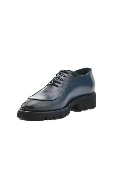 Morven Men's Navy Blue Seasonal Casual Leather Sports Shoes - photo 2