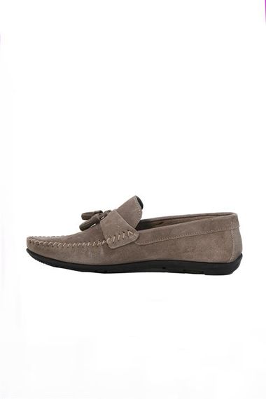 Morven Men's Beige Summer Casual Suede Shoes - photo 4