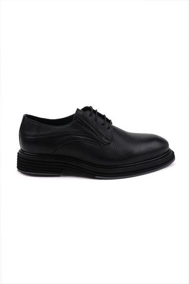 Morven Men's Black Seasonal Casual Leather Analin Sports Shoes - photo 1