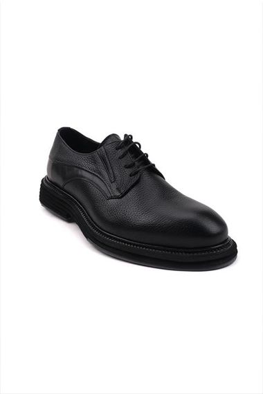 Morven Men's Black Seasonal Casual Leather Analin Sports Shoes - photo 2