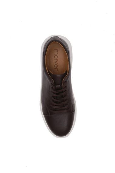 Morven Men's BROWN Seasonal Casual Leather Sports Shoes - photo 2