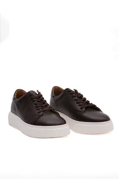 Morven Men's BROWN Seasonal Casual Leather Sports Shoes - photo 3