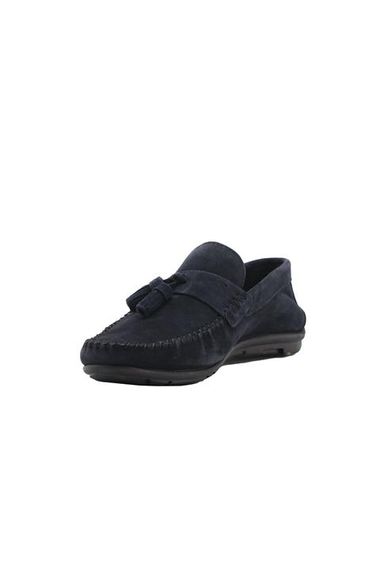 Morven Men's Navy Blue Summer Casual Suede Shoes - photo 2