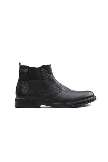 Morven Men's Black Casual Zippered Chester Ankle Boots - photo 1