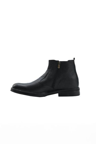 Morven Men's Black Casual Zippered Chester Ankle Boots - photo 3