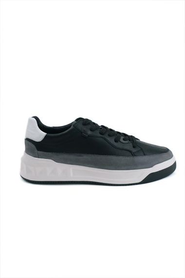 Morven Men's Black Seasonal Casual Leather Sports Shoes - photo 3