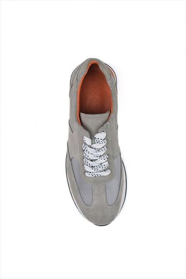 Morven Men's Gray Seasonal Casual Leather Sports Shoes - photo 3