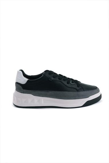 Morven Men's Black Seasonal Casual Leather Sports Shoes - photo 1