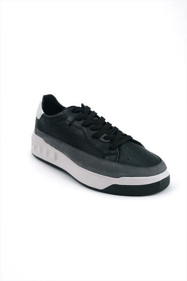 Morven Men's Black Seasonal Casual Leather Sports Shoes - photo 2