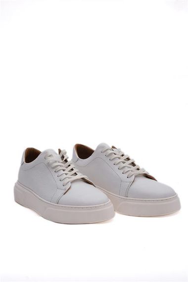 Morven Men's White Seasonal Casual Leather Sports Shoes - photo 3