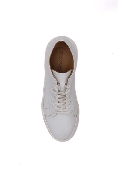 Morven Men's White Seasonal Casual Leather Sports Shoes - photo 2